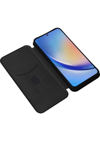 Samsung Galaxy A35 5g Tam Koruma Deri Folio Flip Case (Yurt Dışından)