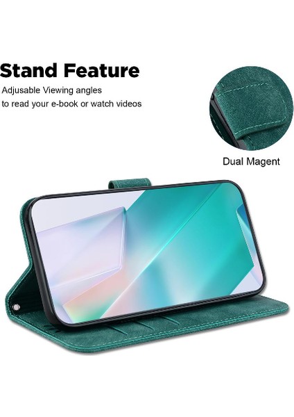 Oppo Oppo 6 Lite Için Kılıf Kart Cep Cüzdan Kılıf Tutucu Kapak Flip Folio (Yurt Dışından)