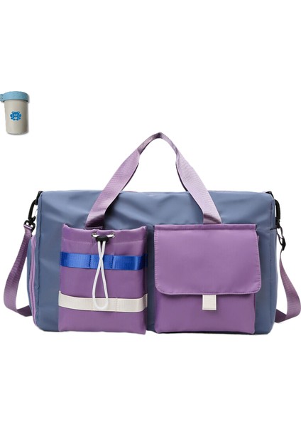 Kontrast Renkli, Su Geçirmez, Büyük Kapasiteli Seyahat Çantası (Yurt Dışından)