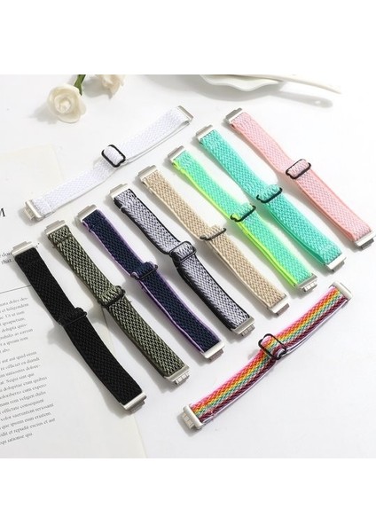 Fitbit Charge 6 Elastik Naylon Örgü Watch Kordon modelleri