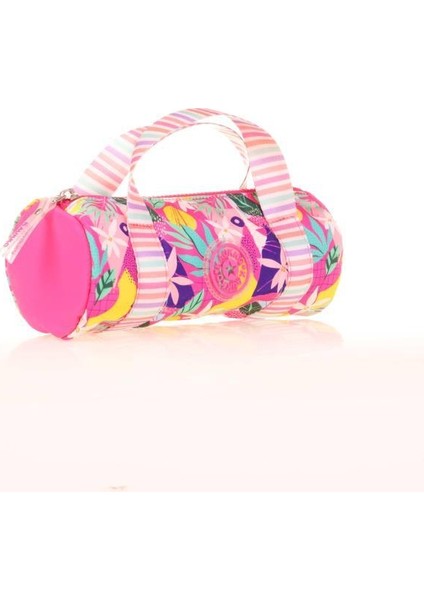 Travel Double Stripe Kalem Çantası Pink K2595 fiyatları