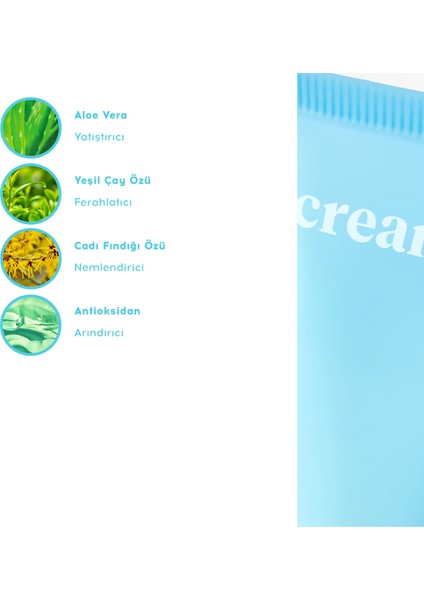 Cream Co. Temizleyici Canlandırıcı Aydınlatıcı Nemlendirici Işıltı Bakım Seti