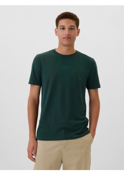 Erkek Yeşil Everyday Soft Gap Logo T-Shirt