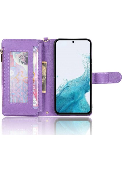 Samsung Galaxy A53 5g Manyetik Pu Deri Flip Kart Tutucu Fermuar (Yurt Dışından) fırsatları