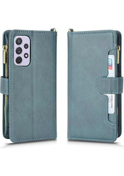 Samsung Galaxy A53 5g Deri Kapak Manyetik Pu Deri Flip Case (Yurt Dışından)