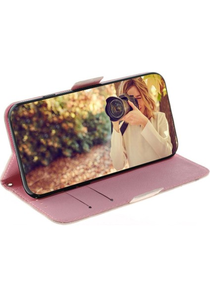 Samsung Galaxy S24 Kordon Cüzdan Pu Kart Için 3D Boyalı Koruyucu Kılıf (Yurt Dışından)