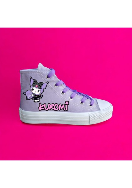 Tatlı Yazılı New Kurom...ini Baskılı Sneaker Kız Çocuk Spor Ayakkabı