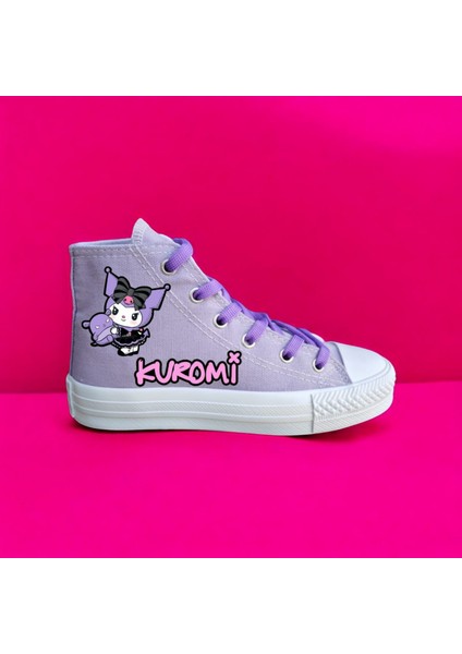 Tatlı Yazılı New Kurom...ini Baskılı Sneaker Kız Çocuk Spor Ayakkabı