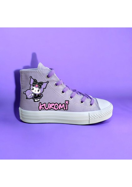Tatlı Yazılı New Kurom...ini Baskılı Sneaker Kız Çocuk Spor Ayakkabı