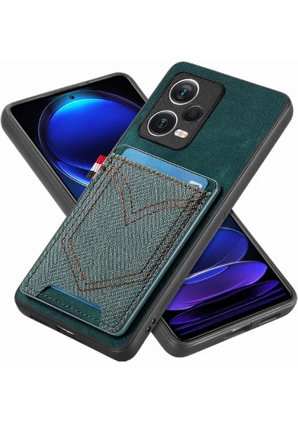 Xiaomi Redmi Için Not 12 Pro 5g Kot Cep Tasarım Manyetik Araba (Yurt Dışından) modelleri