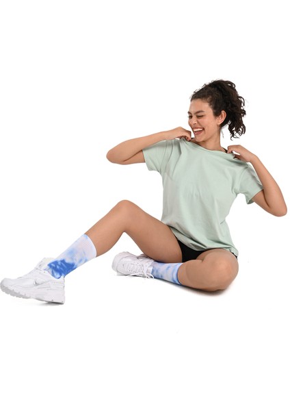 Icona2 Kadın Yeşil Günlük Stil T-Shirt 24YKTL18D20-MNT modelleri
