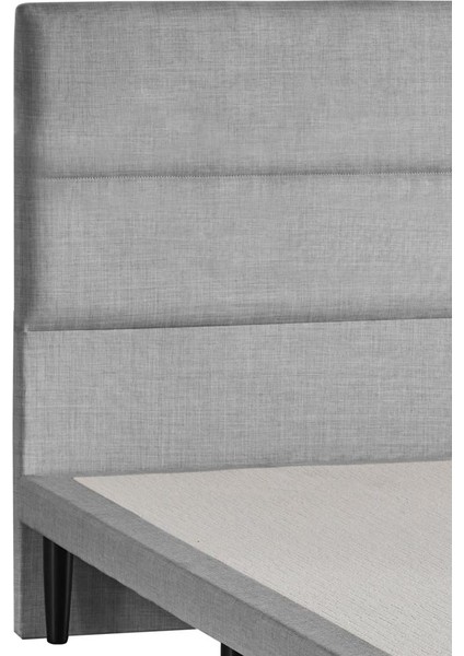 Niron Slim Baza ve Başlık Takımı - 200X200 Çift Kişilik Kumaş Kaplı Metal Karyola ve Başlık Seti fırsatları