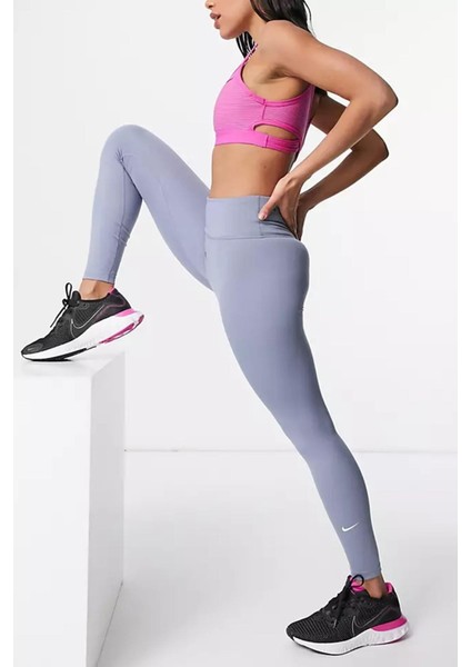 One High Rise Leggings Full Length 2 Cepli Yüksek Belli Toparlayıcı Tayt Mavi