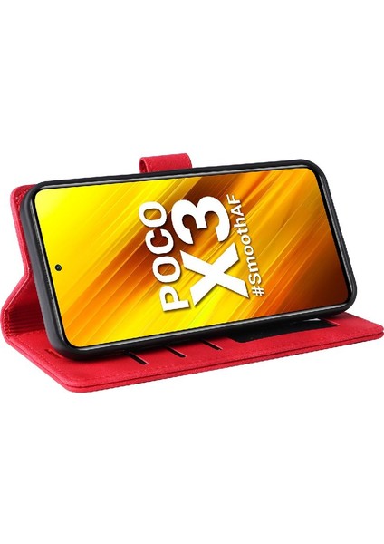 Xiaomi Poco X3 Için Flip Case Basit Iş Darbeye Cüzdan Kapak Çevirin (Yurt Dışından) fırsatları