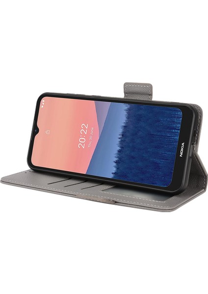 Nokia C21 Manyetik Cüzdan Kart Yuvaları Için Kılıf Tutucu Yan Toka Pu Deri (Yurt Dışından) fiyatları