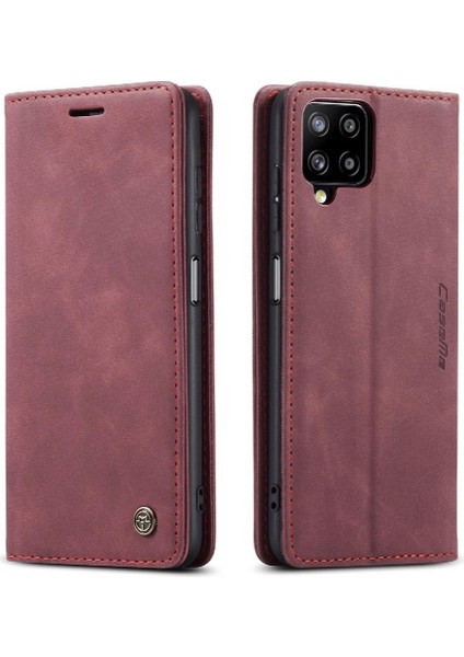 Bdt Shop Samsung Galaxy A12 5g Manyetik Kapatma Darbeye Vintage Pu Için Flip Case (Yurt Dışından)