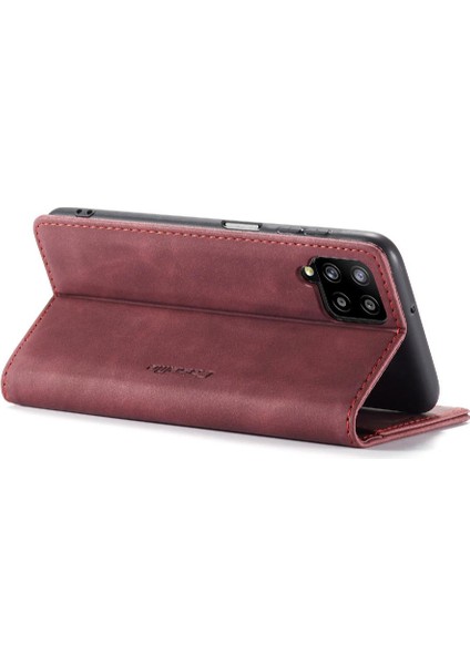 Bdt Shop Samsung Galaxy A12 5g Manyetik Kapatma Darbeye Vintage Pu Için Flip Case (Yurt Dışından)