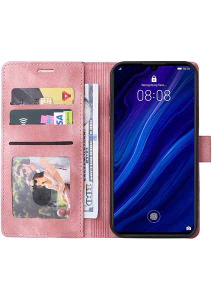 Huawei P30 Için Flip Case Deri Kılıf Kapak Darbeye Basit (Yurt Dışından) modelleri