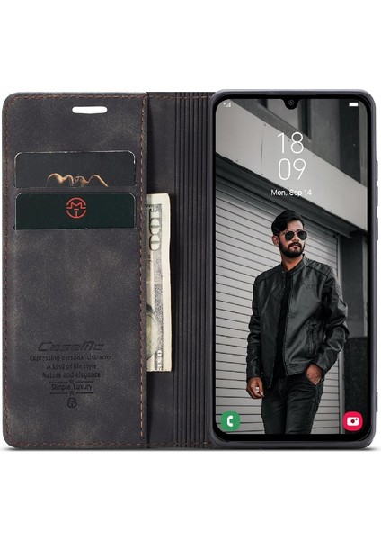 Bdt Shop Samsung Galaxy A15 Için Flip Case 4g/5g Manyetik Kapatma Darbeye Vintage (Yurt Dışından)