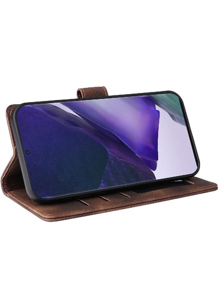 Samsung Galaxy A03S Darbeye Cüzdan Basit Iş Çevirme Için Flip Case (Yurt Dışından)