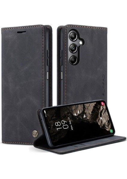 Samsung Galaxy A05S Için Flip Case Manyetik Kapatma Darbeye Vintage Pu (Yurt Dışından)