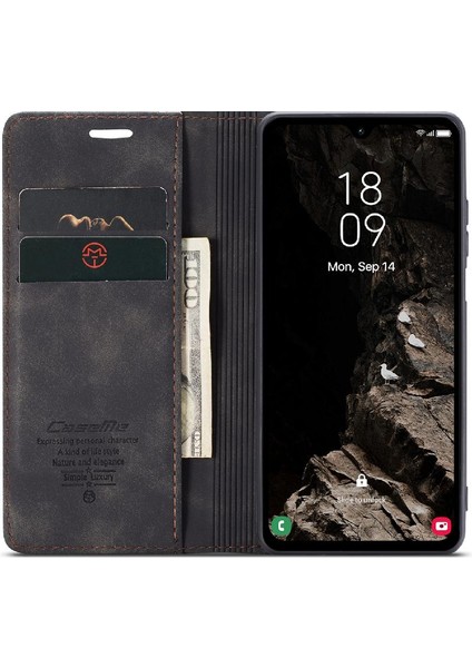 Samsung Galaxy A05S Için Flip Case Manyetik Kapatma Darbeye Vintage Pu (Yurt Dışından) indirimleri