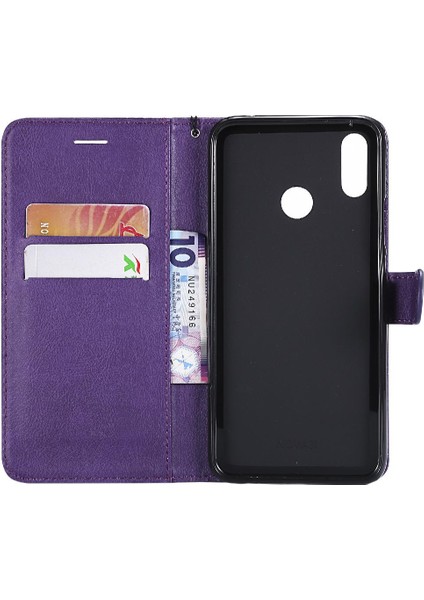 Kart Yuvası Klasik ile Huawei P Akıllı Yüksek Kaliteli Deri Için Flip Case (Yurt Dışından)