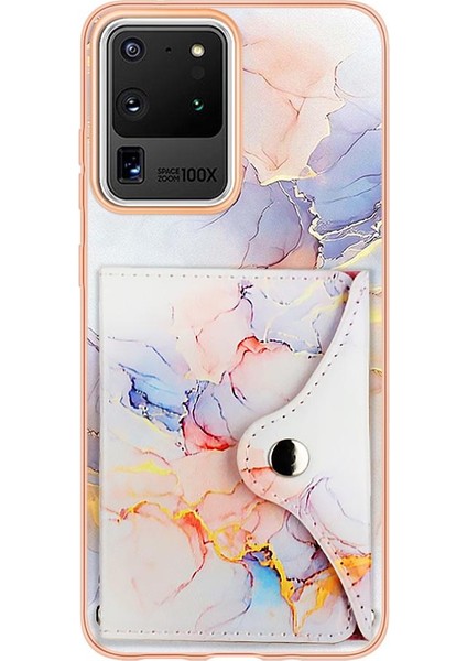 Samsung Galaxy S20 Ultra Mermer Yumuşak Tpu Tampon Ince Cüzdan Kartı (Yurt Dışından) fiyatları