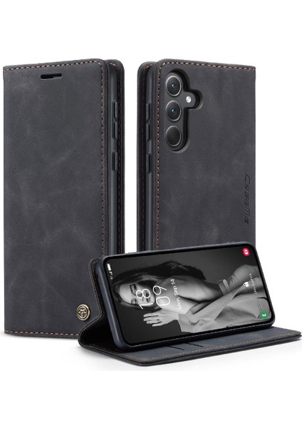 Samsung Galaxy A35 5g Için Flip Case Vintage Pu Deri Cüzdan Kılıf Kartı (Yurt Dışından) fiyatları
