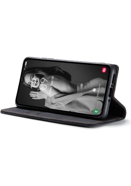 Samsung Galaxy A35 5g Için Flip Case Vintage Pu Deri Cüzdan Kılıf Kartı (Yurt Dışından) modelleri
