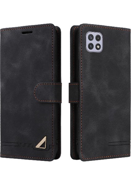 Samsung Galaxy A22 5g Için Flip Case Darbeye Basit Iş Cüzdan (Yurt Dışından)