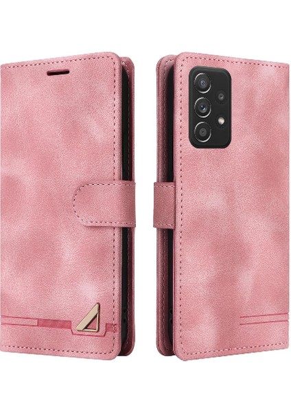 Samsung Galaxy A73 5g Basit Iş Darbeye Deri Için Flip Case (Yurt Dışından)