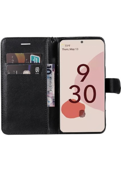 Kart Yuvası Telefon ile Google Piksel 7 Pro Yüksek Kalite Deri Için Flip Case (Yurt Dışından)