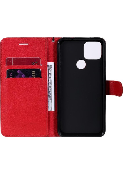Kart Yuvası ile Google Piksel 5 Xl Iş Cüzdan Telefon Kılıfı Için Flip Case (Yurt Dışından)