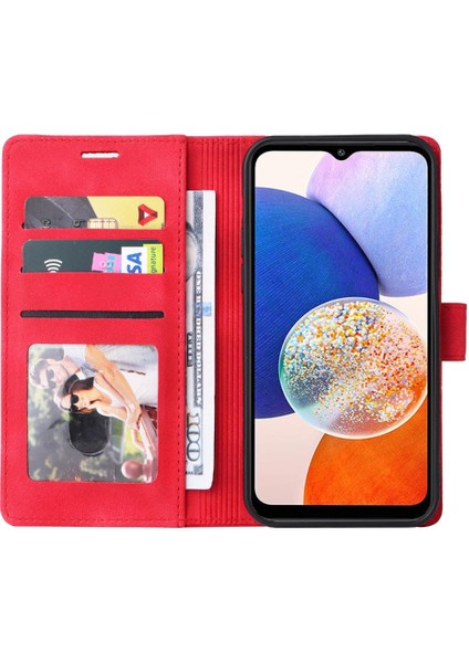 Samsung Galaxy A54 5g Için Flip Case Darbeye Cüzdan Kapak Kapak Basit (Yurt Dışından) indirimleri