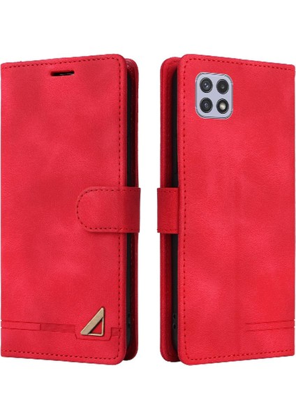 Samsung Galaxy A22 5g Için Flip Case Darbeye Basit Iş Cüzdan (Yurt Dışından)