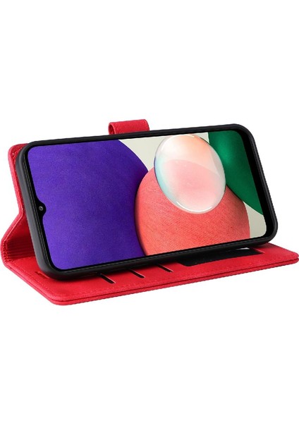 Samsung Galaxy A22 5g Için Flip Case Darbeye Basit Iş Cüzdan (Yurt Dışından) fırsatları