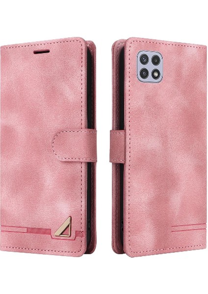 Samsung Galaxy A22 5g Için Flip Case Darbeye Basit Iş Cüzdan (Yurt Dışından)