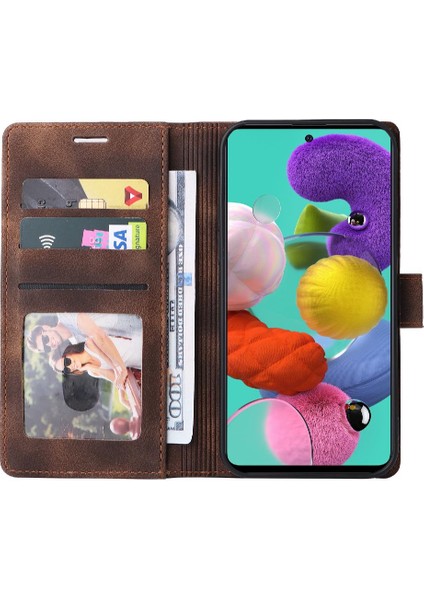 Samsung Galaxy A71 Için Flip Case Cüzdan Kılıf Kapak Kapak Darbeye (Yurt Dışından) fırsatları