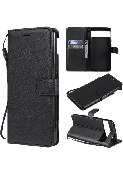 Kart Yuvası Iş Cüzdan Telefon Kılıfı ile Google Piksel 6 Için Flip Case (Yurt Dışından)