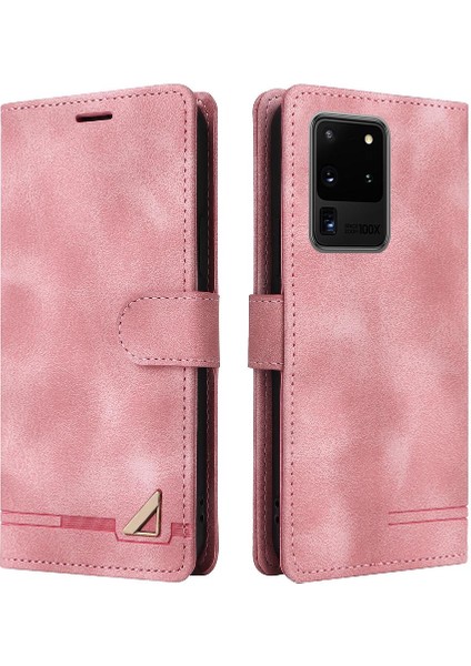 Samsung Galaxy S20 Ultra Cüzdan Basit Iş Flip Kapak Için Flip Case (Yurt Dışından)