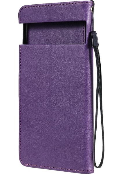 Google Piksel 6 Pro Iş Cüzdan Telefon Kılıfı Için Flip Case Klasik Katı (Yurt Dışından)
