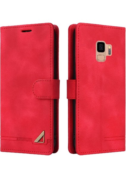 Samsung Galaxy S9 Için Flip Case Deri Kılıf Cüzdan Kapak Kapak Basit (Yurt Dışından)