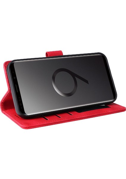 Samsung Galaxy S9 Için Flip Case Deri Kılıf Cüzdan Kapak Kapak Basit (Yurt Dışından) fırsatları