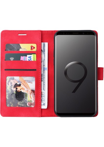 Samsung Galaxy S9 Için Flip Case Deri Kılıf Cüzdan Kapak Kapak Basit (Yurt Dışından) indirimleri