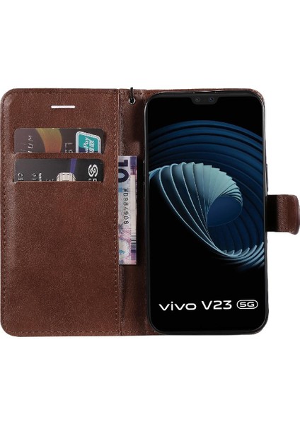 Vivo V23 Için Flip Case 5G/S12 Kart Yuvası ile Yüksek Kaliteli Deri Klasik (Yurt Dışından) fırsatları