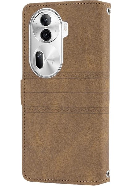 Oppo Oppo 11 Pro 5g Için Flip Case Cüzdan Kılıf Darbeye Koruyucu Pu (Yurt Dışından)