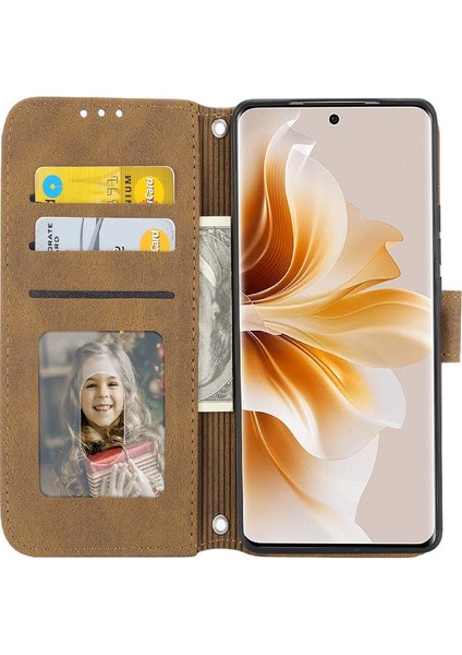 Oppo Oppo 11 Pro 5g Için Flip Case Cüzdan Kılıf Darbeye Koruyucu Pu (Yurt Dışından)