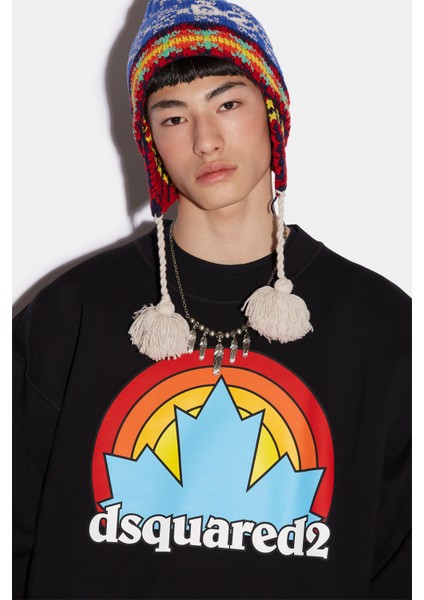 Gün Batımı Yaprak Sweatshirt