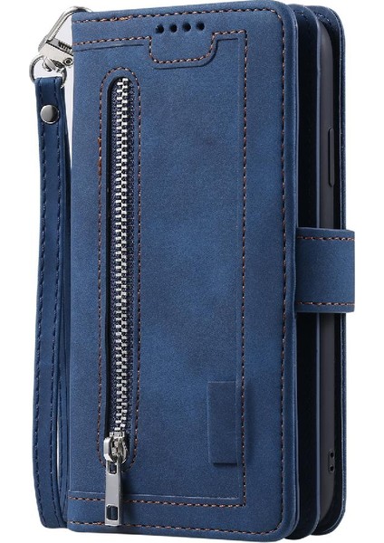 Xiaomi Redmi Not 9 Pro Max Için Flip Case Kordon 9 Kart Yuvaları Cüzdan Pu (Yurt Dışından)